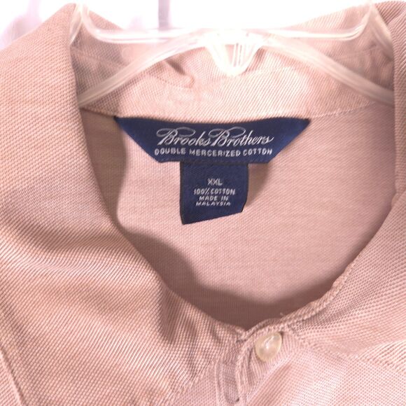 Brooks Brothers Mens XXL 2XL Double Mercerized Cotton Performance Polo Shirt - Picture 2 of 7